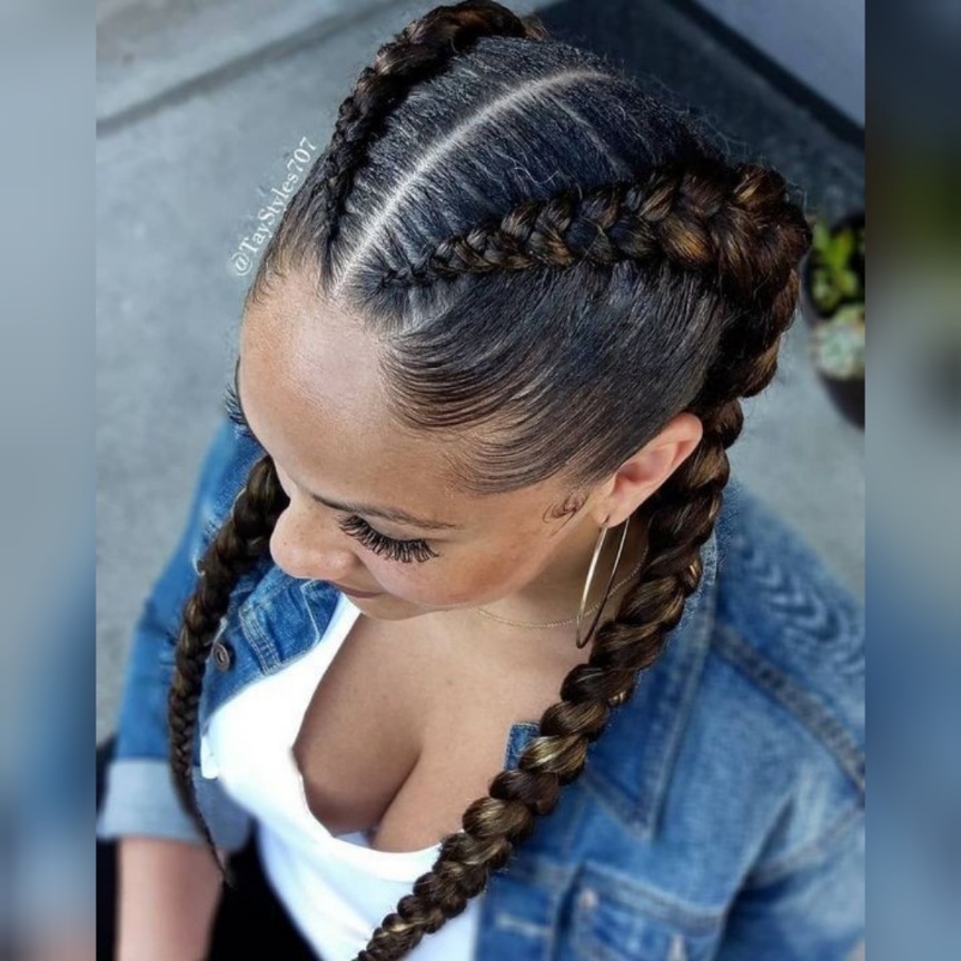 Trança Boxeadora – Karine Rosa Mega Hair & Braids